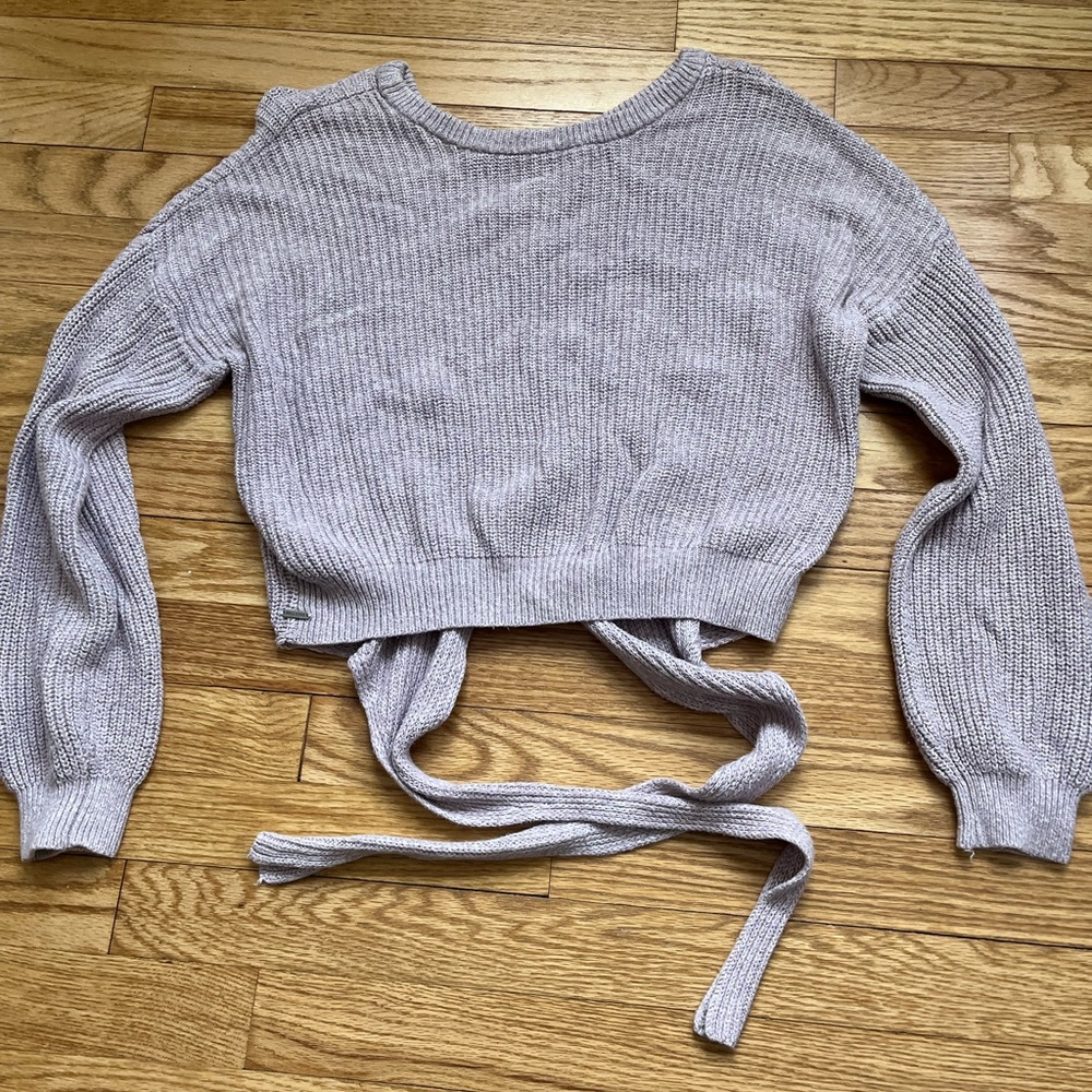 Cozy Lavender Knit Sweater
